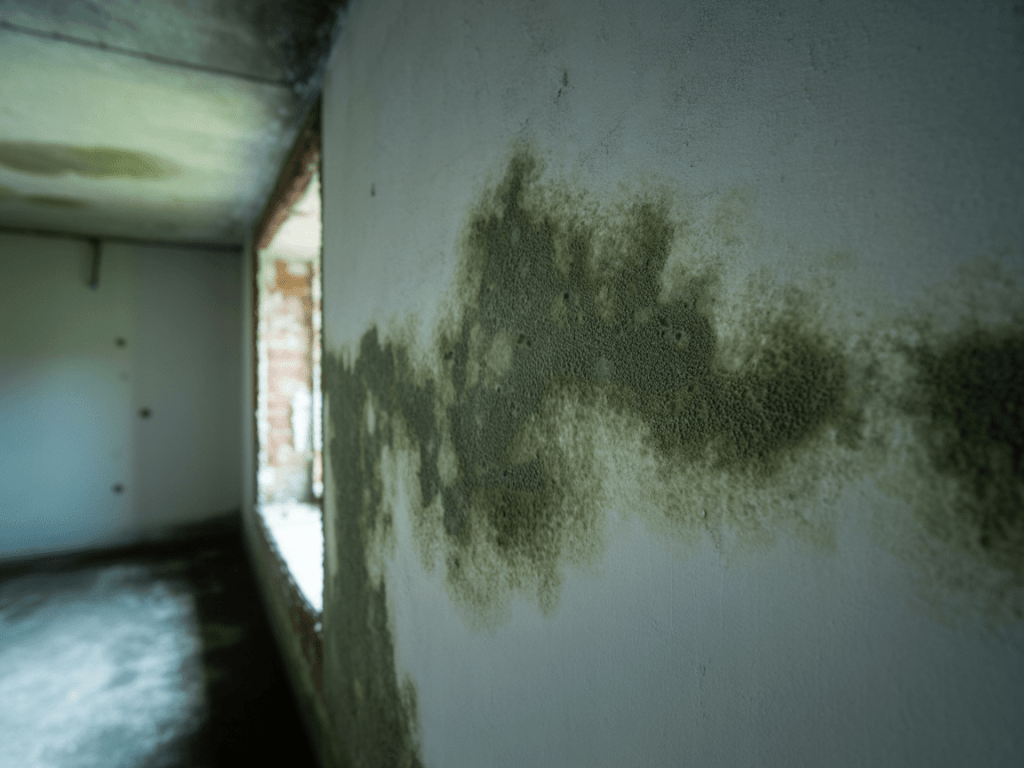 mold on a wall