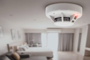 smoke detector fire alarm detector home safety device setup